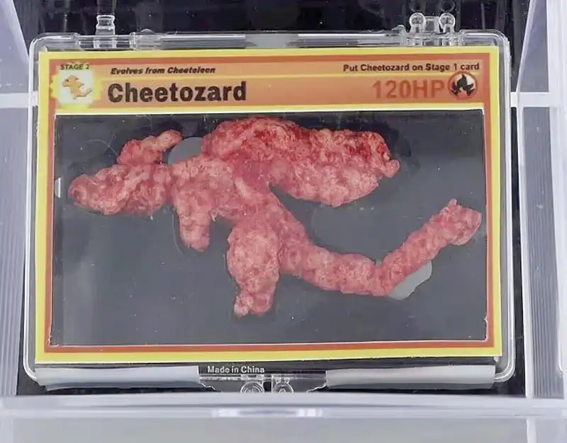 Cheeto con forma de Charizard de Pokémon