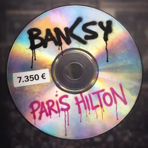 Banksy convierte un CD de Paris Hilton en pieza de colección