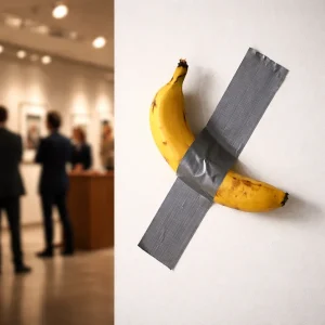 Comedian: la banana que alcanzó $6.2 millones