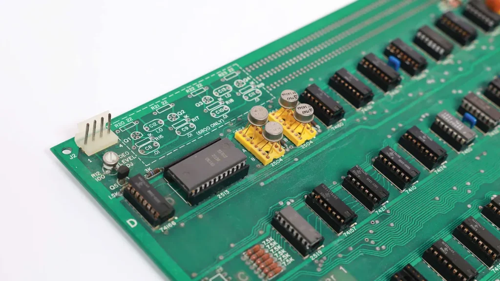 Detalle del Prototype Board #0 del Apple-1 utilizado durante las primeras etapas de desarrollo de Apple